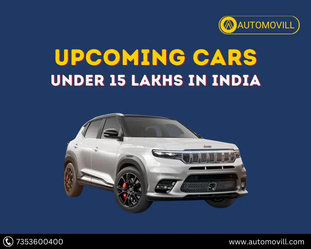 Upcoming cars under 15 lakhs in India