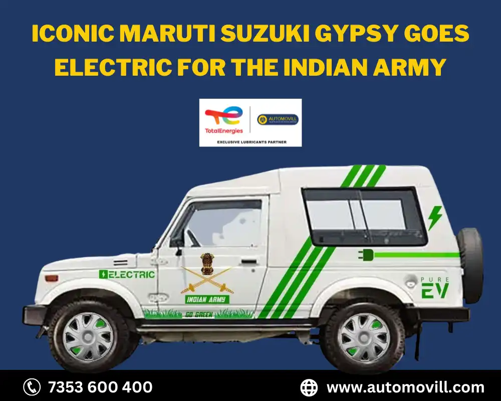 Iconic Maruti Suzuki Gypsy Goes Electric For The Indian Army