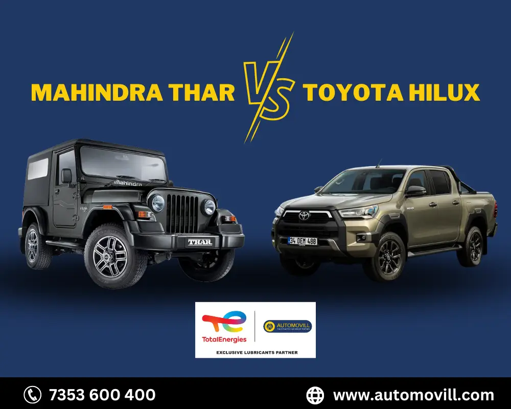 Toyota Hilux vs Mahindra Thar – Which is More Powerful?