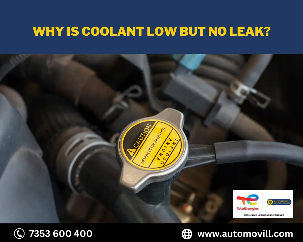 why low coolant but no leak