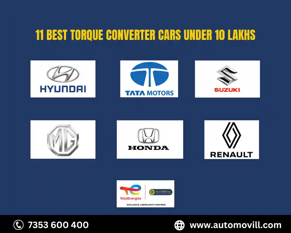 11 Best Torque Converter Cars in India Under 10 lakhs
