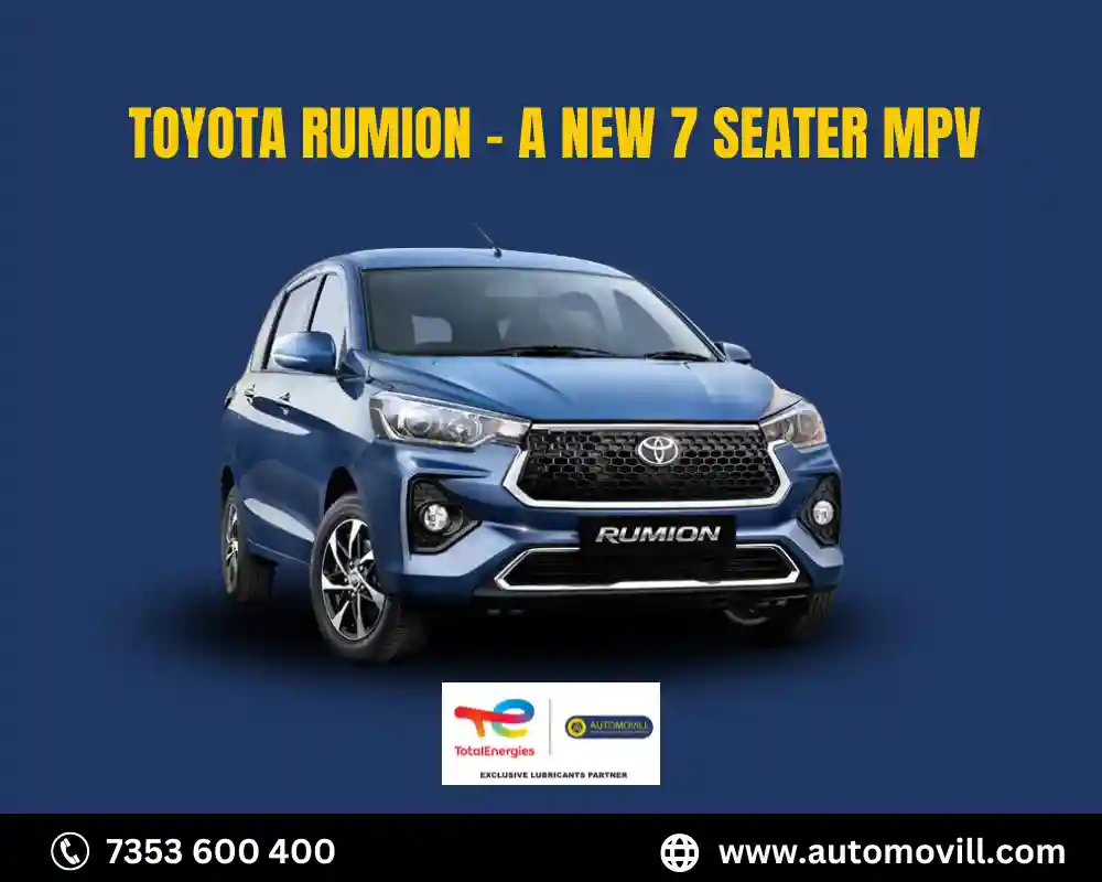 Toyota Rumion: A New 7-Seater MPV for India